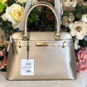 Calvin Klein Brooke leather satchel